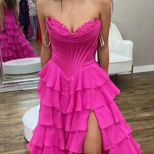 Sherri Hill BEAUTIFUL Pink Prom Dress, Size 2